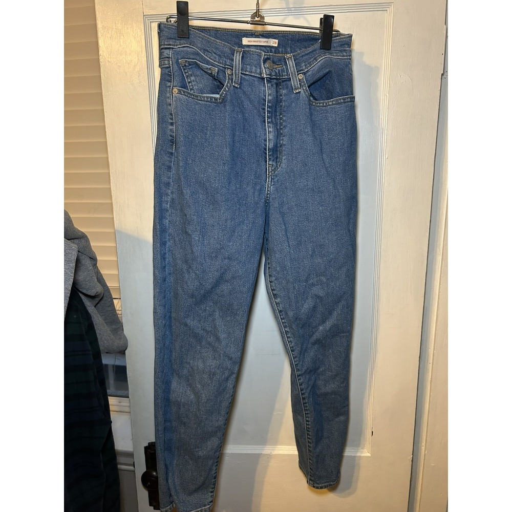 Levi's Women's High Waisted Tapered Jeans SZ 28